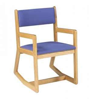 Webster Arm Chair w\/Wood or Upholstered Seat & Back